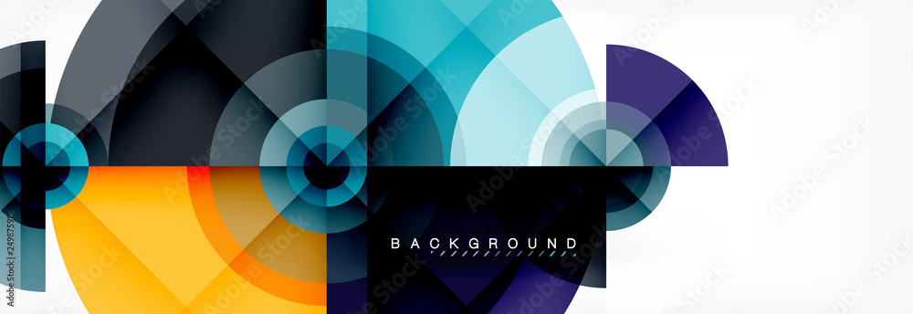 Geometric circle abstract background, creative geometric wallpaper. Geometric circle abstract background, creative geometric wallpaper.