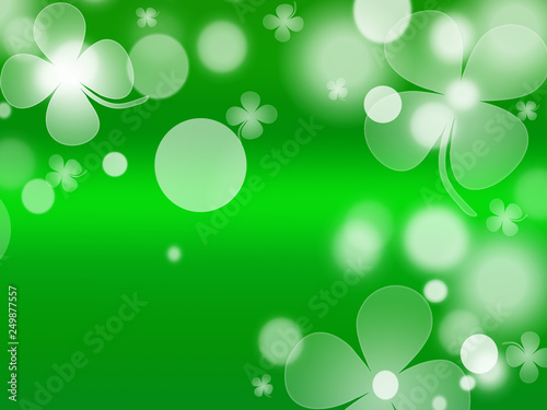 St. Patrick's Day celebration greeting card