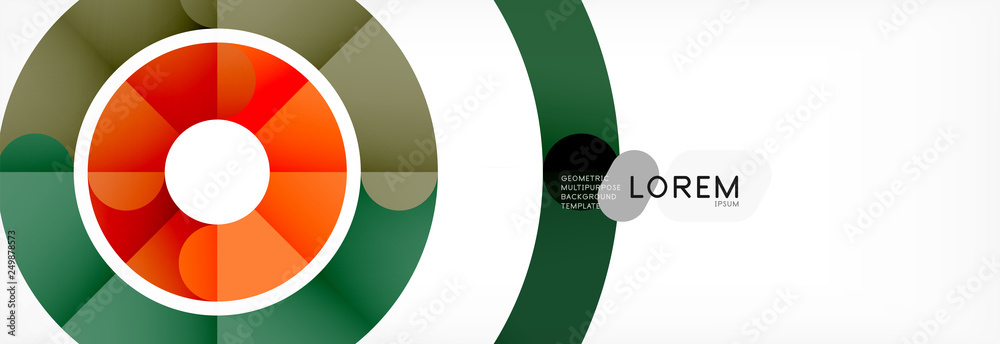 Circular lines design background