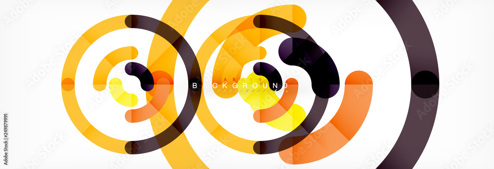 Linear design circle background Linear design circle background