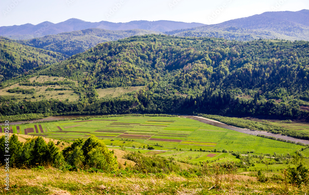 Obraz premium carpathian rural landscape