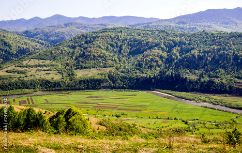 carpathian rural landscape