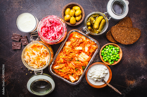 Canvastavla Probiotics food concept