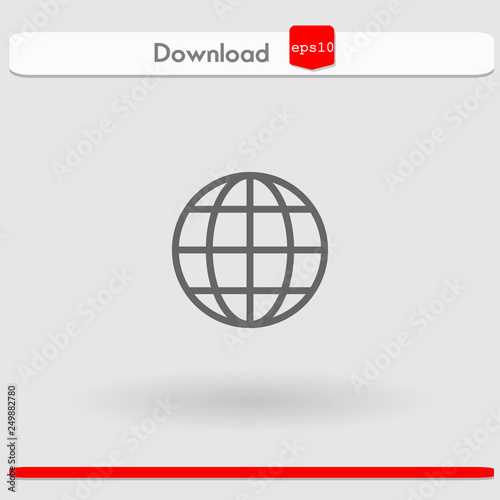 worldwide vector icon
