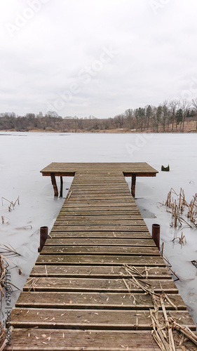 Fototapeta Naklejka Na Ścianę i Meble -  Jezioro Linowskie - Łęgajny 