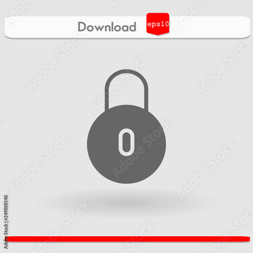 locked vector icon