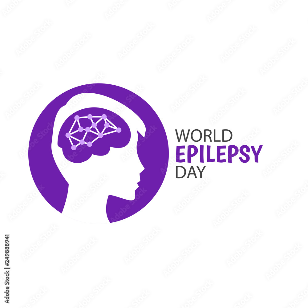 Vector Illustration on the theme World Epilepsy Day. Vector Illustration on the theme World Epilepsy Day.