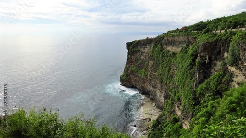 cliffs on water