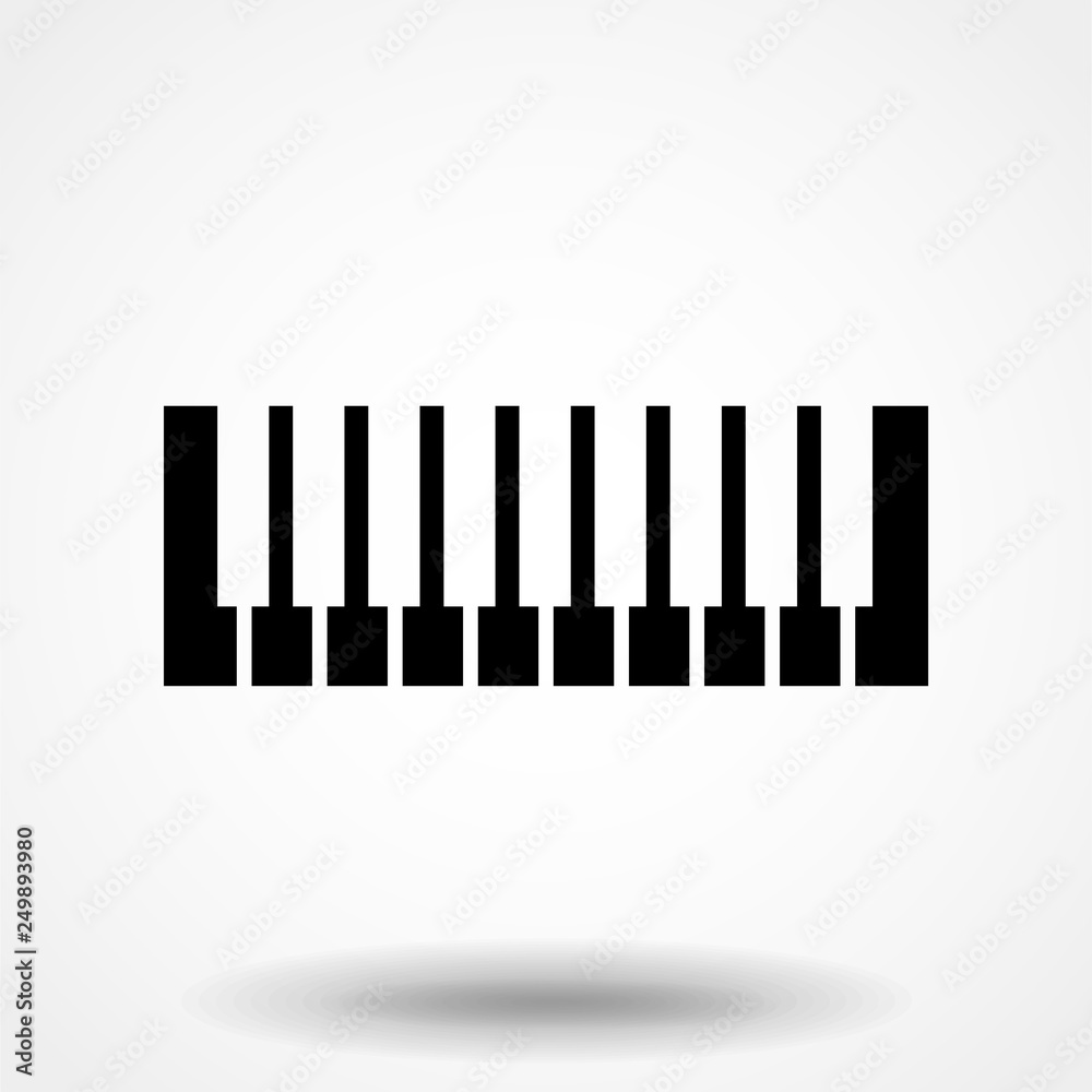 Piano keyboard icon Piano keyboard icon
