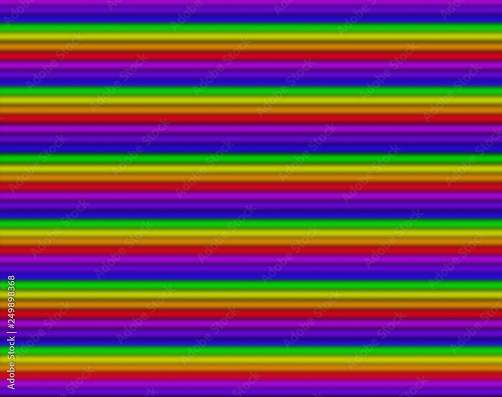 neon color rainbow lines repeating over a black background neon color rainbow lines repeating over a black background