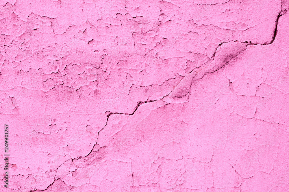 Obraz premium Texture, wall, concrete, it can be used as a background . Wall fragment with scratches and cracks