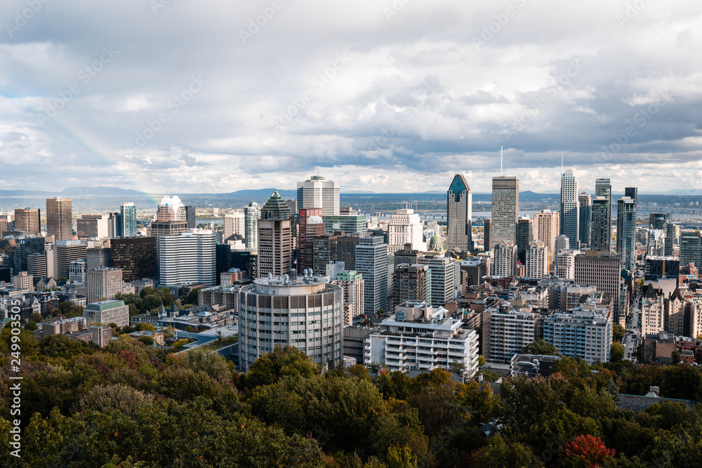 Panoramic view of Montreal, Canada