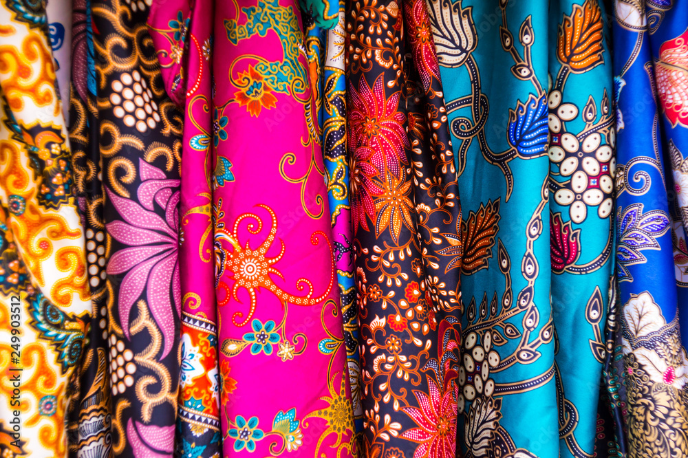 Colorful Sarongs and Cloth Colorful Sarongs and Cloth