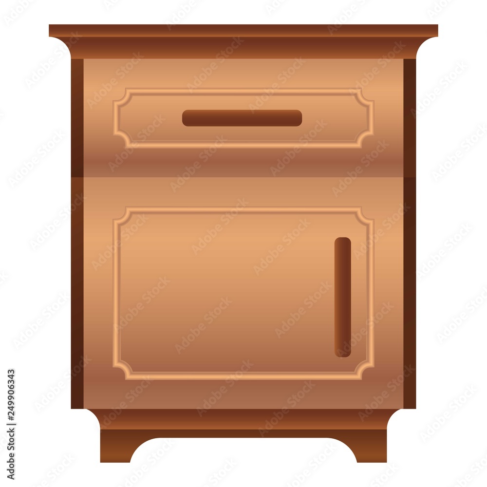 Family nightstand icon. Cartoon of family nightstand vector icon for web design isolated on white background Family nightstand icon. Cartoon of family nightstand vector icon for web design isolated on white background