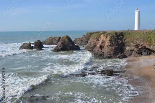 Phare de St-Hilaire sur Riez, Vendée, France