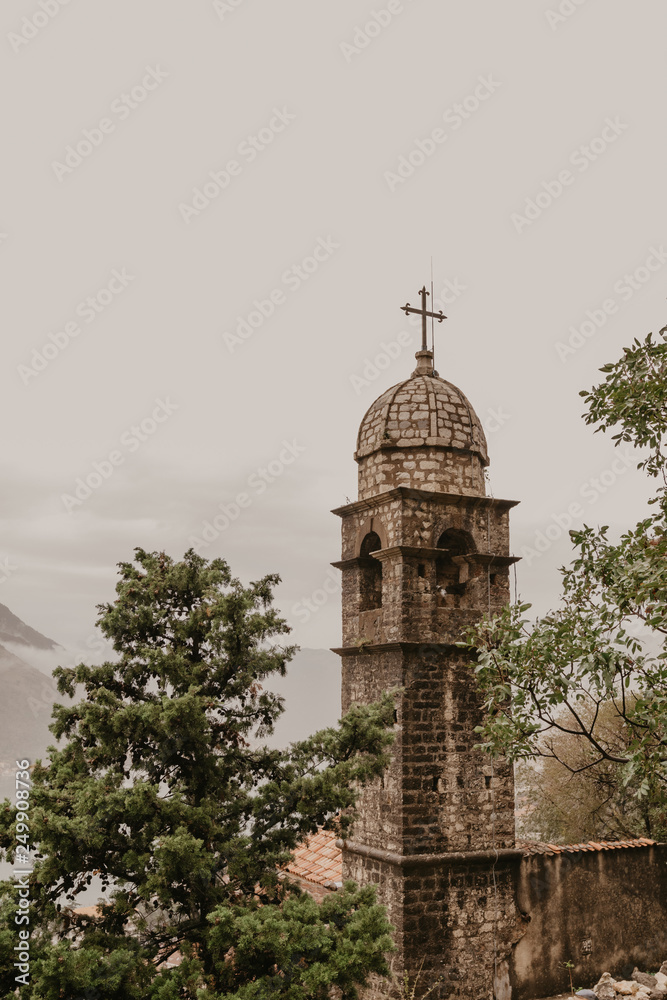 Fototapeta premium 30 nov 2018.Kotor.church of Our Leady of Remedy in Kotor.Montenegro. - Image.