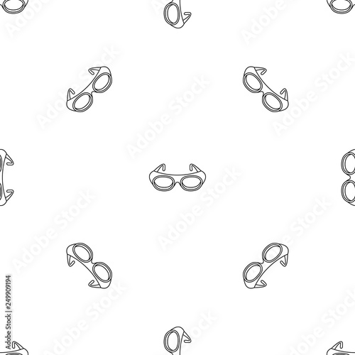 Wallpaper Mural Welding glasses pattern seamless vector repeat geometric for any web design Torontodigital.ca