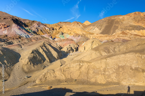 Amazing view of famous Artist's Palette in Death Valley National Park, California, Usa