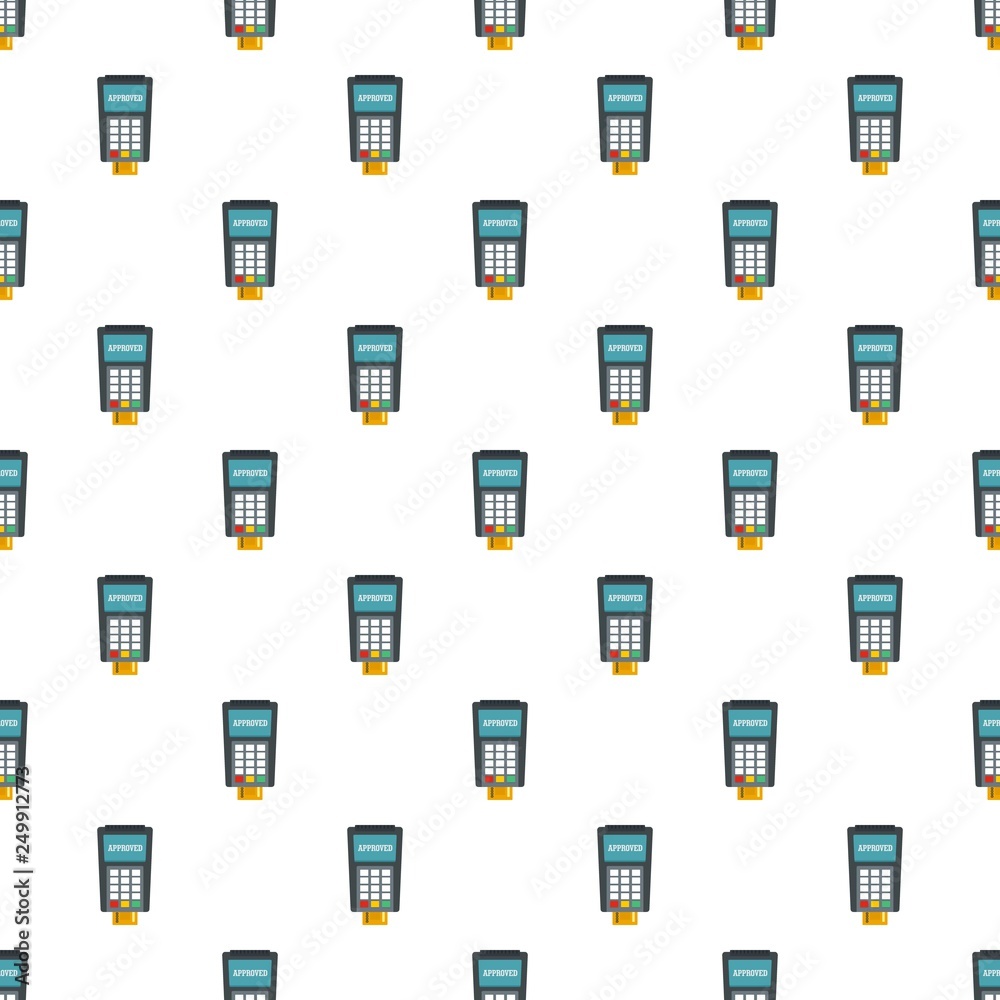 Payment approved credit card pattern seamless vector repeat for any web design