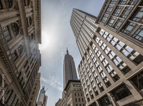 view of empire state building