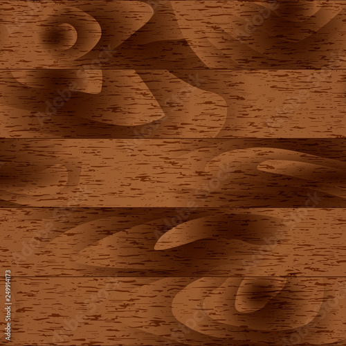 Wooden striped textured background. Seamless pattern. Vector.