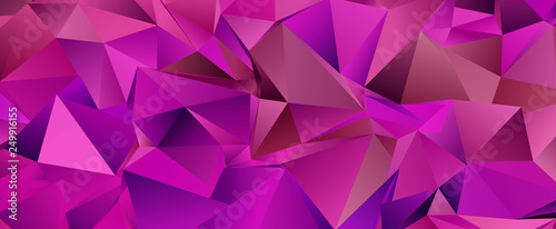Abstract Low-Poly triangular modern background © hary_cz