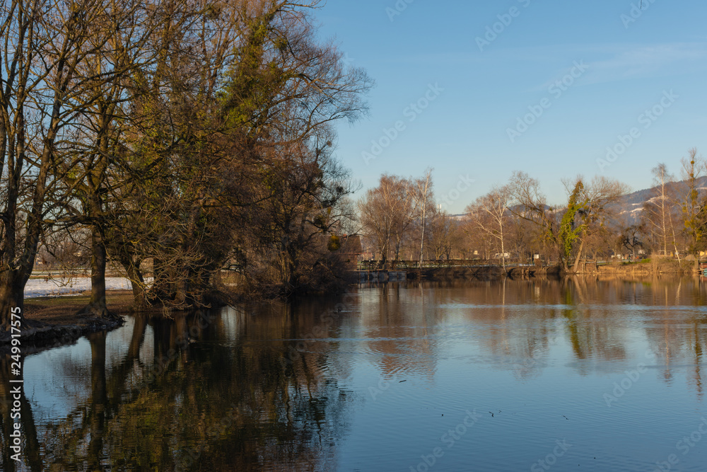 Sunset in the Lauteracher Ried