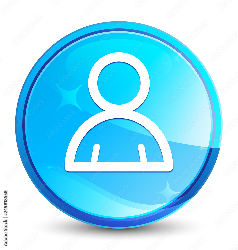 Member icon splash natural blue round button Member icon splash natural blue round button
