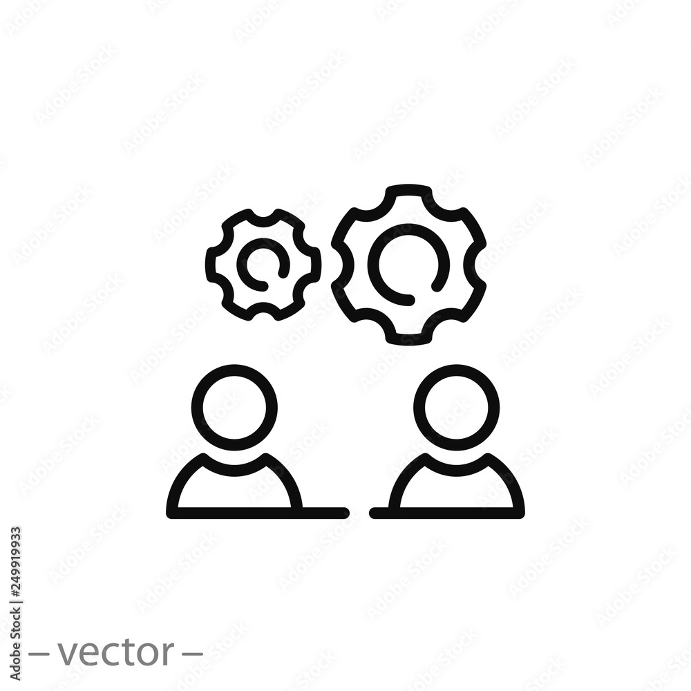 enterprise icon, development council linear sign isolated on white background - editable stroke vector illustration eps10 enterprise icon, development council linear sign isolated on white background - editable stroke vector illustration eps10