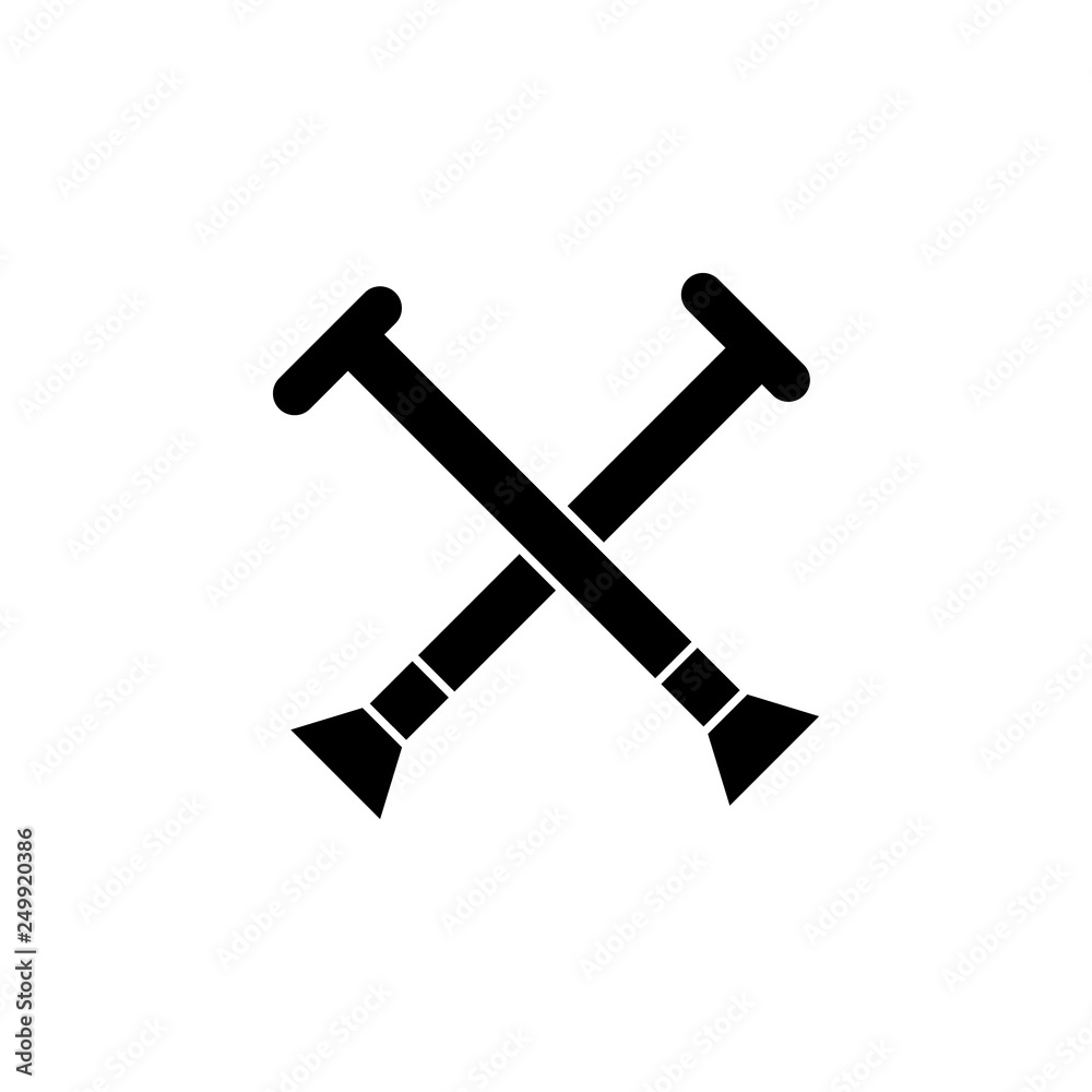 medical cane outline icon. Signs and symbols can be used for web, logo, mobile app, UI, UX medical cane outline icon. Signs and symbols can be used for web, logo, mobile app, UI, UX