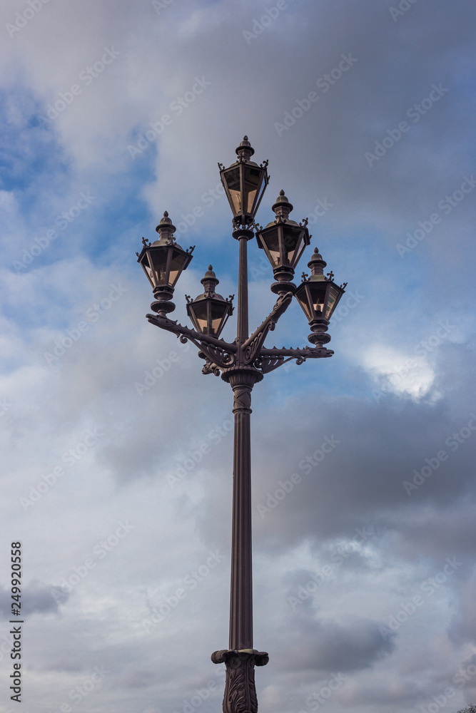 old style lighted street lantern old style lighted street lantern