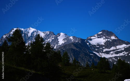 alps in winter