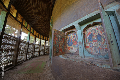 Monasterio Ura Kidane Mehret, Península Zege, Lago Tana, Etiopía photo