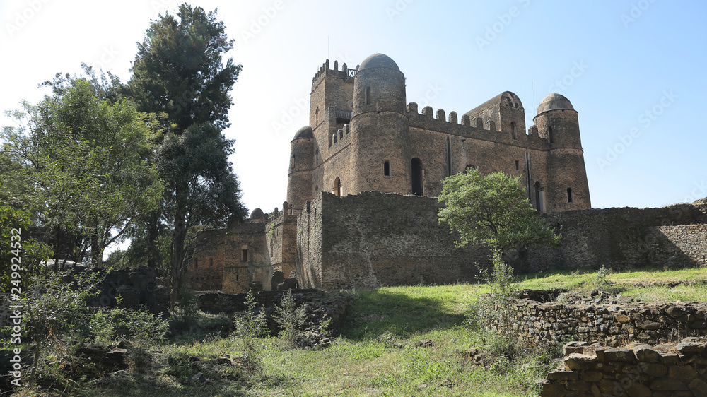 Castillo de Fasilides Alem Seghed, Ciudadela de Fasil Ghebi, Gondar, Etiopía