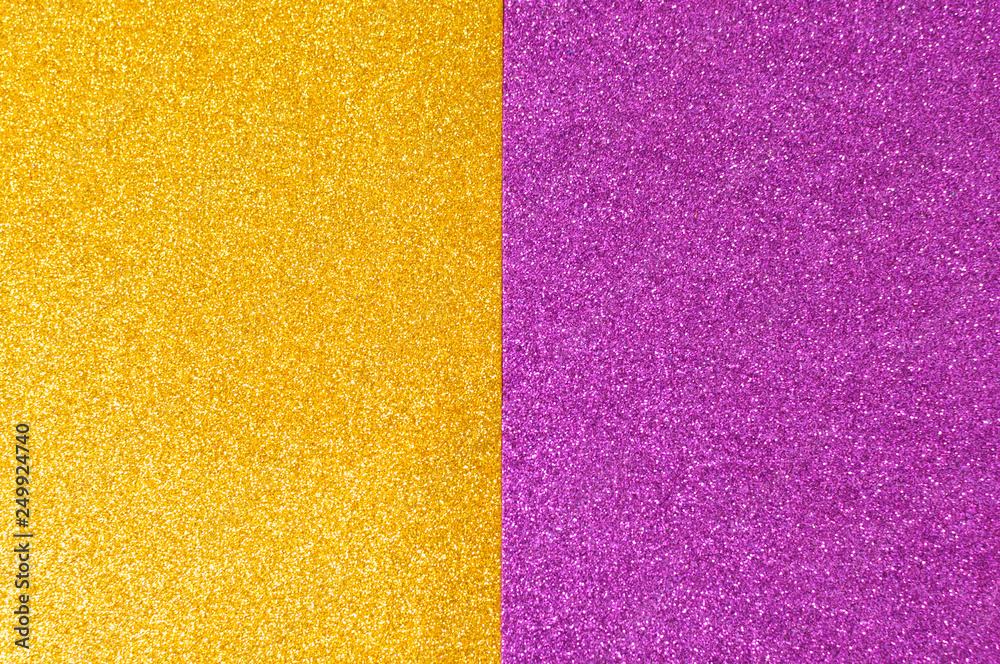 Fototapeta premium background mixed glitter texture gold and purple, abstract background isolated