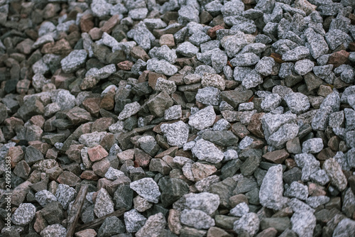 ROcks by the track