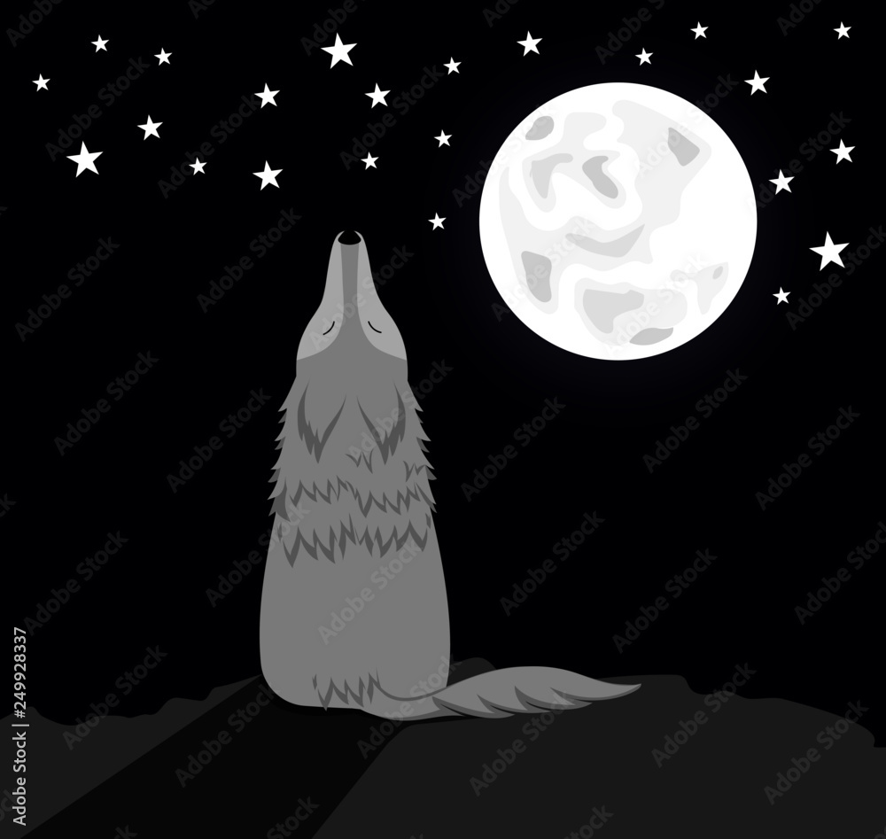 Lobo ilustración