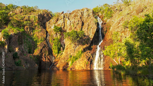 beautiful wangi waterfalls in litchfield national park photo