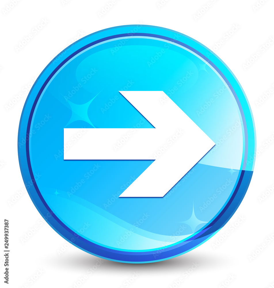 Next arrow icon splash natural blue round button Next arrow icon splash natural blue round button