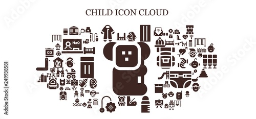 child icon set