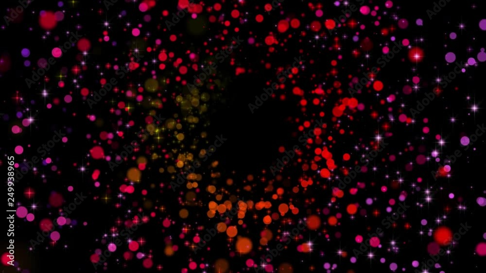 Color Particles Background Color Particles Background