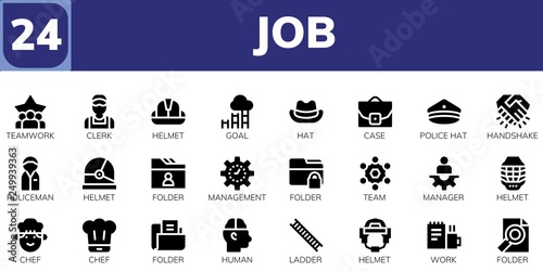 job icon set