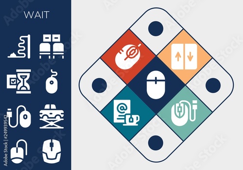 wait icon set