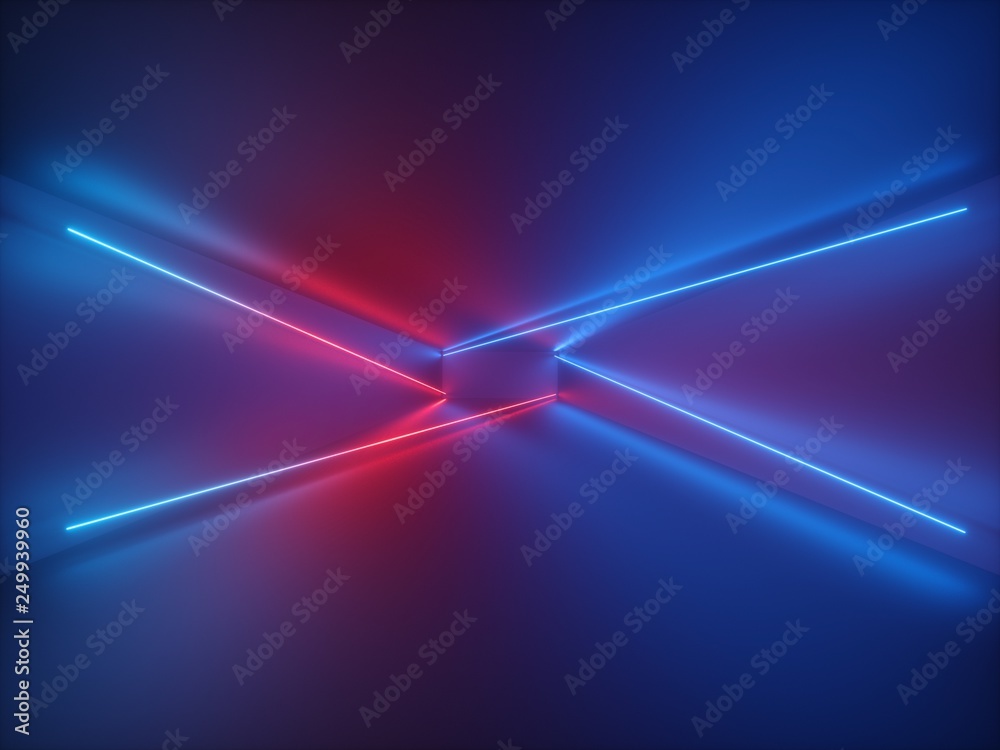 abstract neon background, ultraviolet light, glowing lines