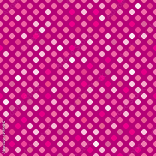 Seamless pink dot pattern background