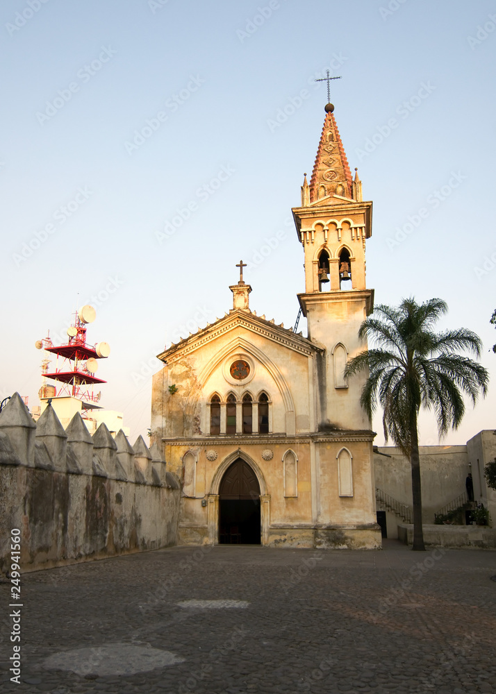 A chapel next to the Cathedral La Asuncion, Cuernavaca, Morelos, Mexico.