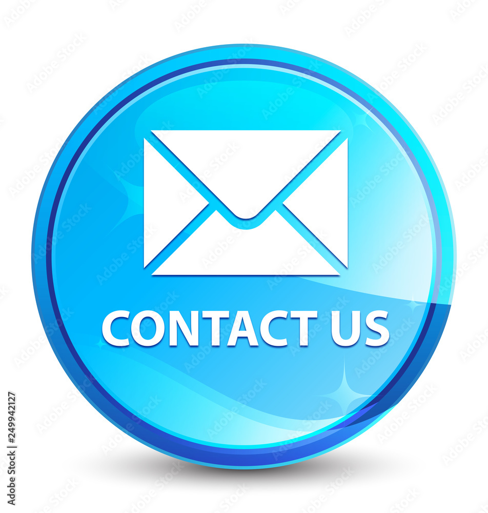 Contact us (email icon) splash natural blue round button Contact us (email icon) splash natural blue round button