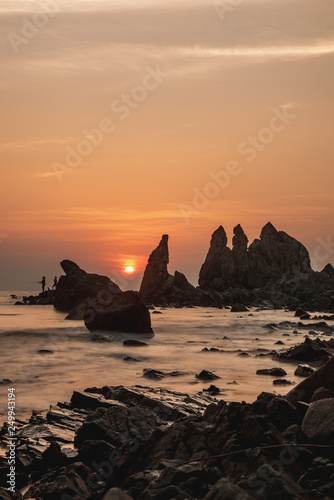 Sunset from arambol beach Goa