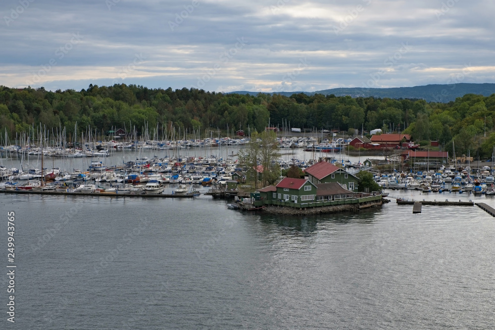 Oslofjord during a summer day