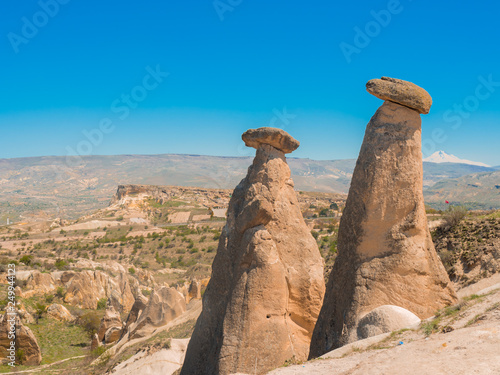 Cappadocia. Goreme National Park. Anatolia. Falice rocks